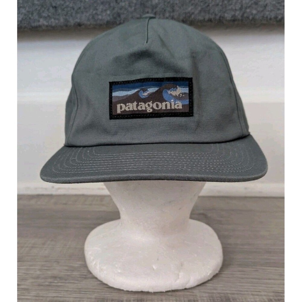 Patagonia Boardshort Label Funfarer Cap Gray One Size Snapback Cap Surf